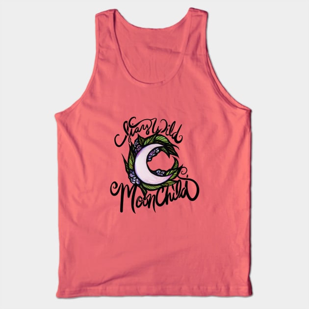 Stay Wild Moon Child Tank Top by bubbsnugg